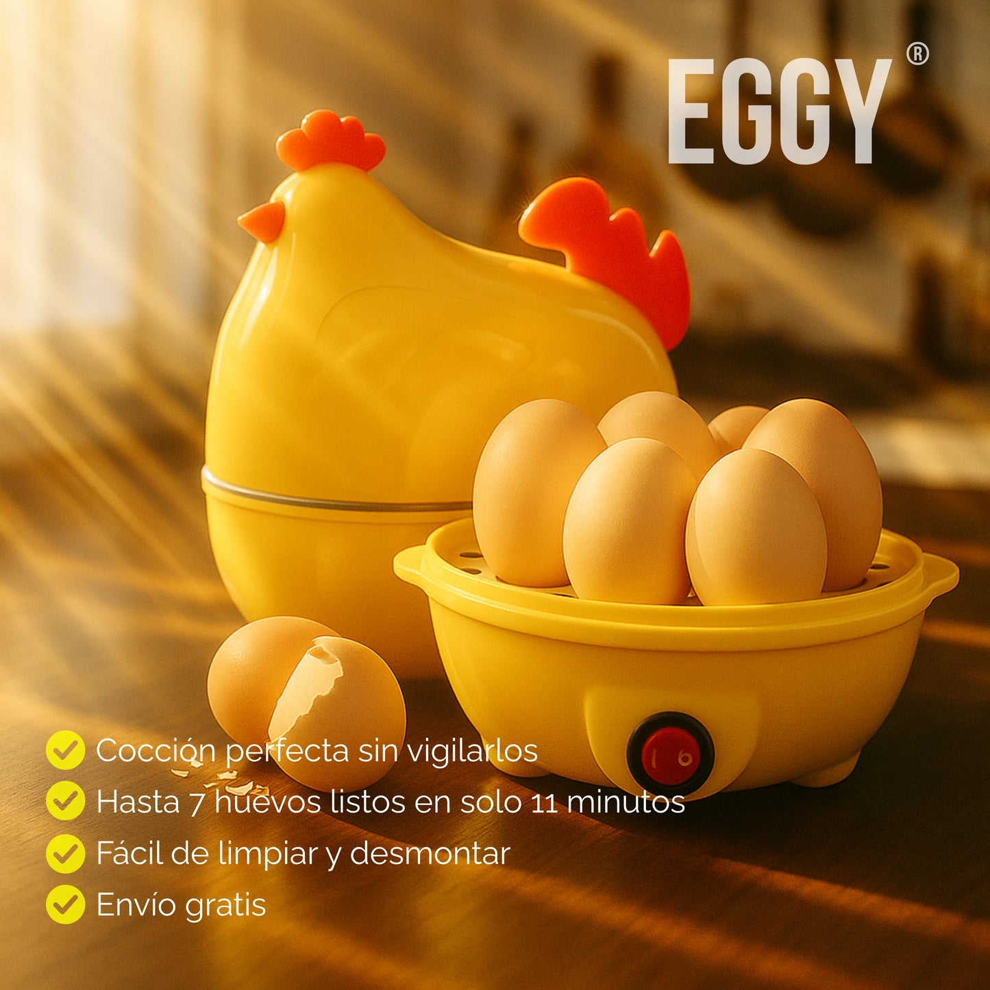 Eggy | Hervidora de Huevos Premium