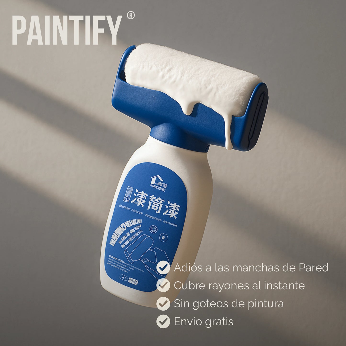 Painty | Rodillo Reparador de Paredes Instantáneo