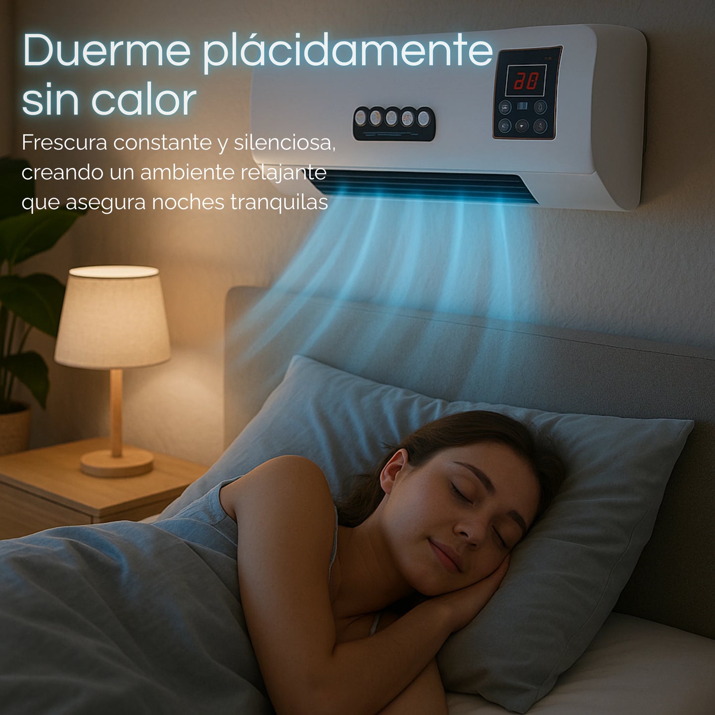 Aelion | Ventilador Calefactor de Pared