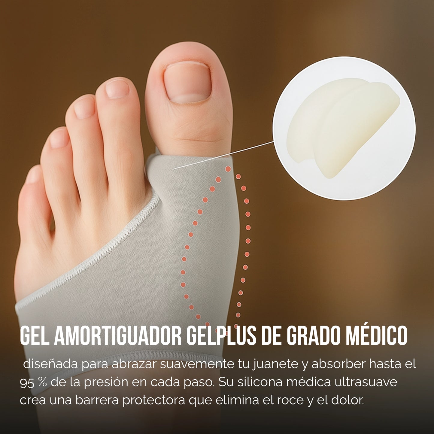 Flexora | Corrector de Juanetes Con Gel