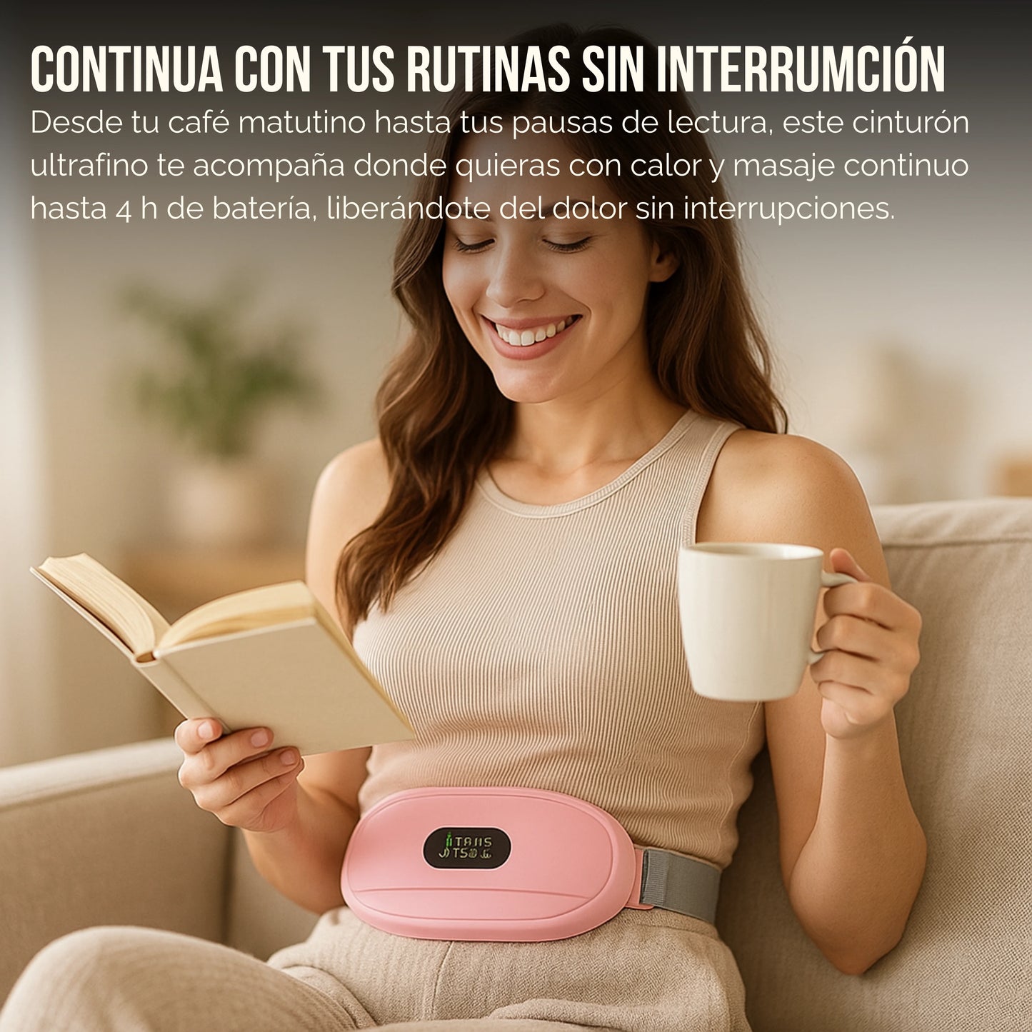 Serenity | Cinturón abdominal de masaje y calefacción menstrual
