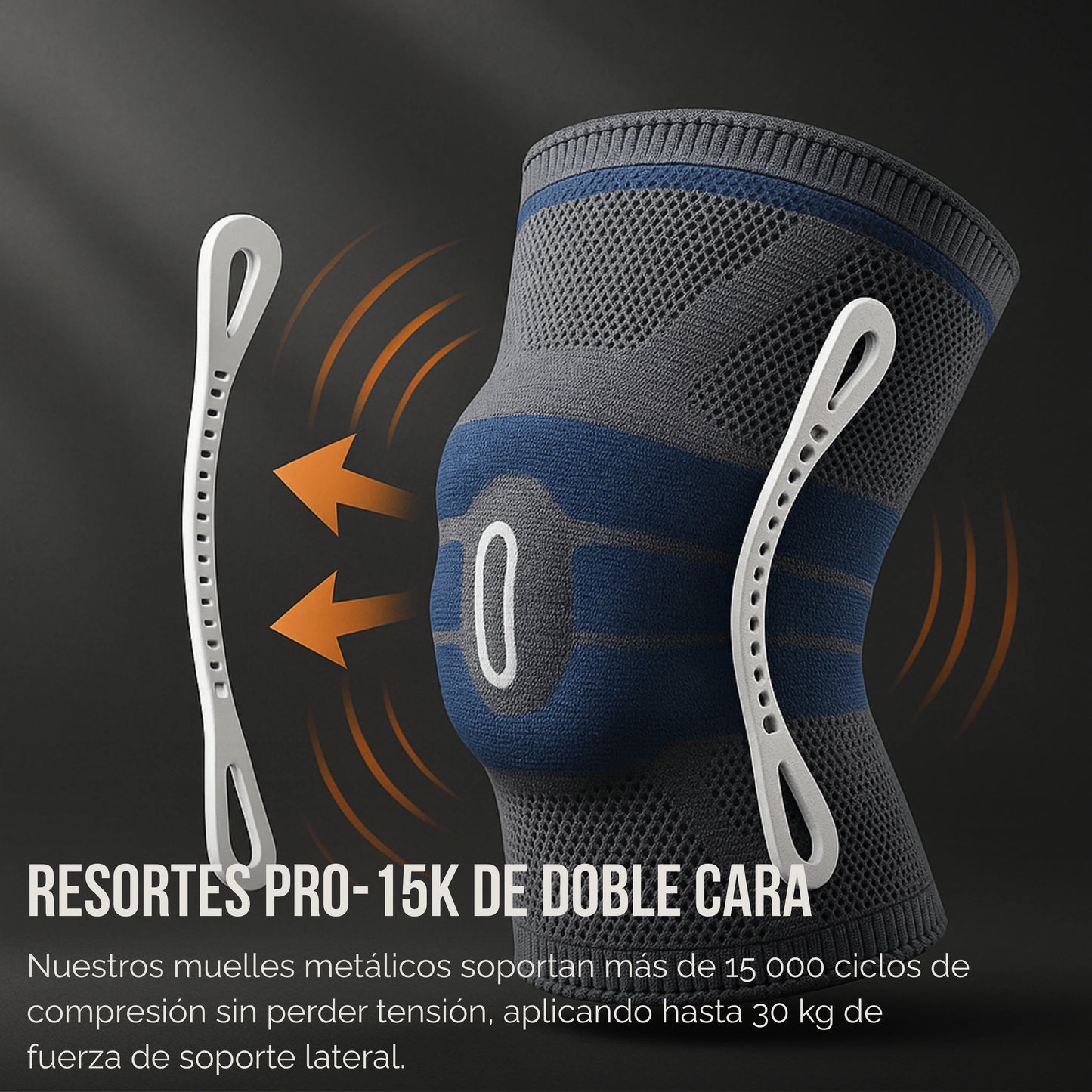 RodShield | Rodillera de Compresión Compresión 360° con Gel