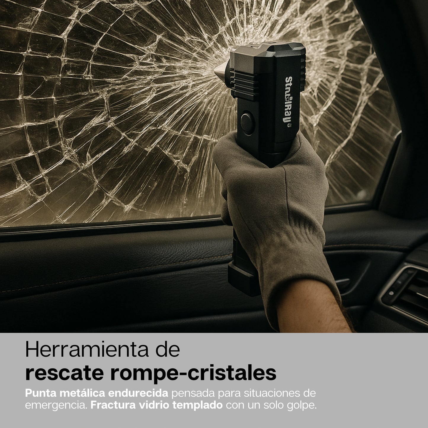 SteelRay | Linterna Táctica Multiusos