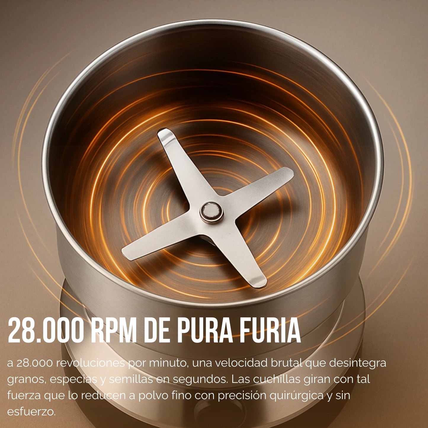 Pulverify | Molinillo Electrico de Alta Potencia Para Granos