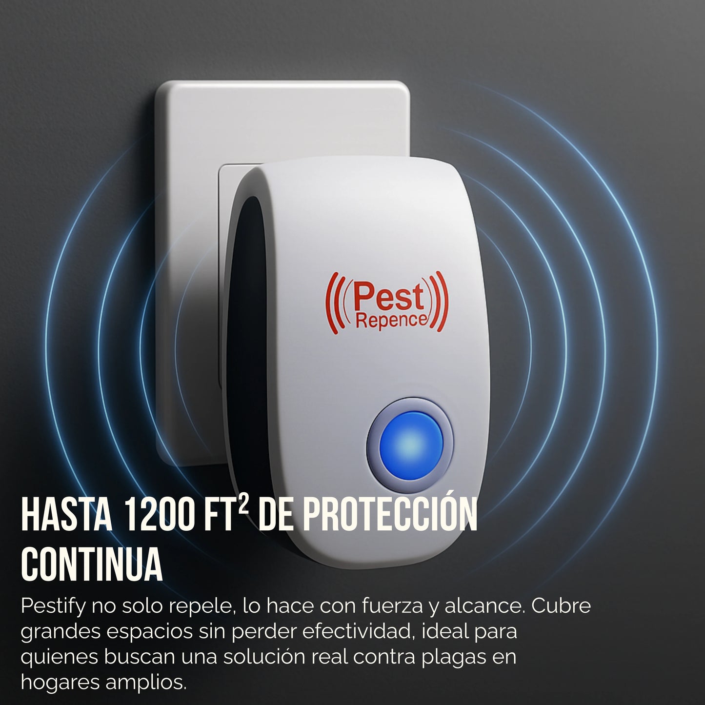 Pestify | Repelente Ultrasónico de Roedores e Insectos X3