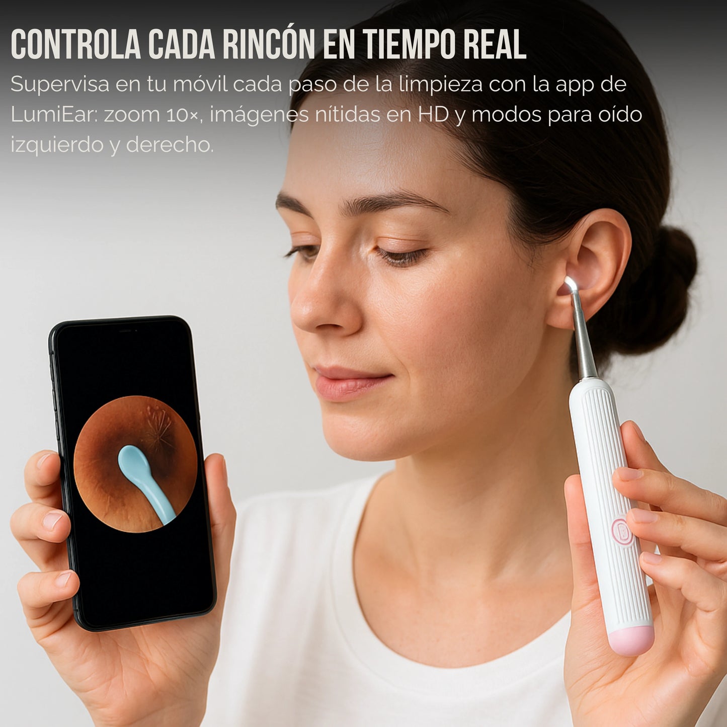 LumiEar | Limpiador De Oidos Con Camara Integrada