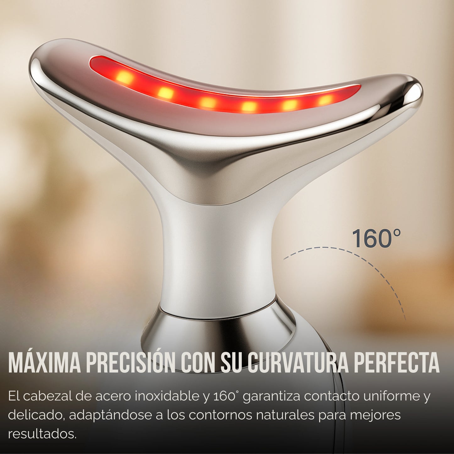 Clarion | Masajeador Facial Reafirmante con Luz LED