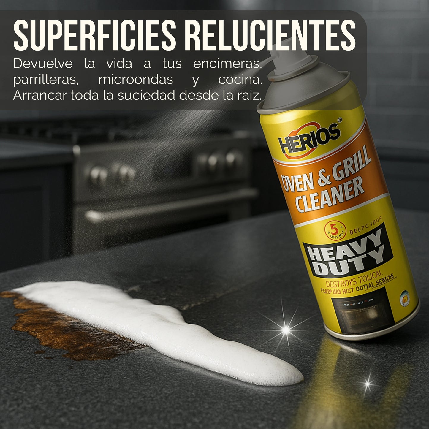 Cleanzy | Espuma Disolvente de Mugre y Grasa 2x1