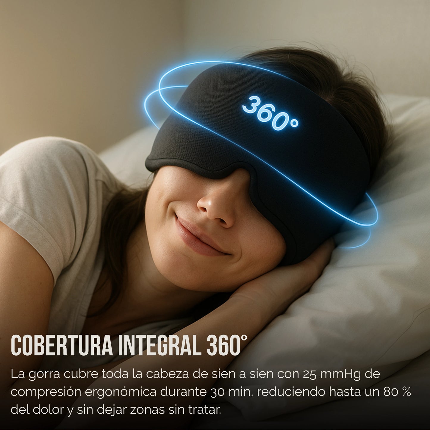 Headify | Gorro para Aliviar la Migraña y Dolores de Cabeza