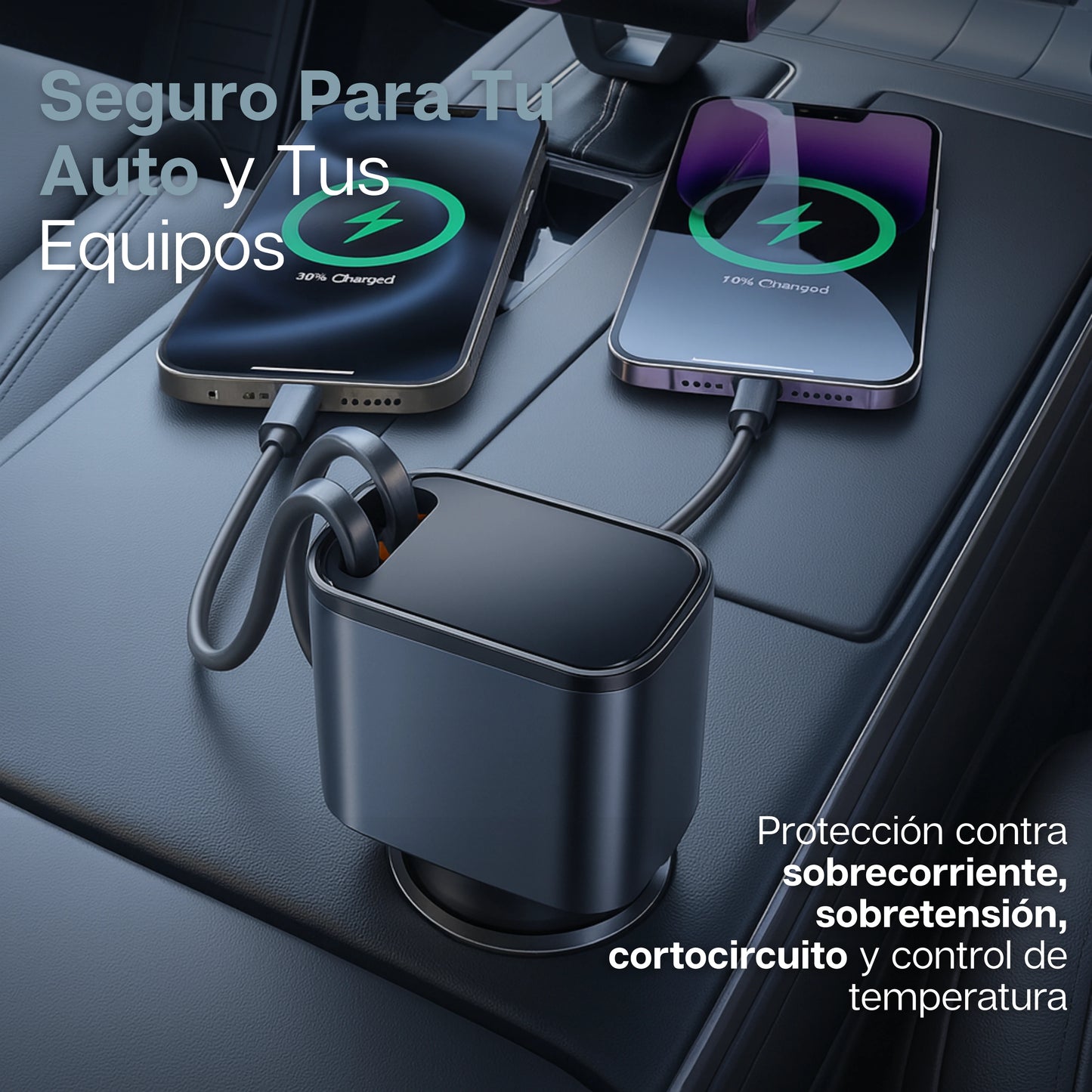 VoltDrive | Cargador 4 En 1 Carga Rápida Plus