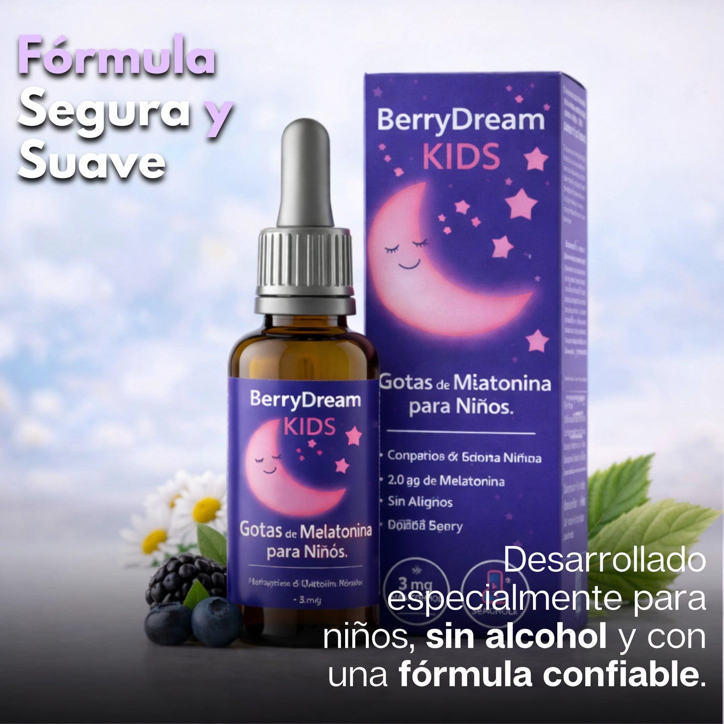 BerryDream | Suplemento Liquido Para El Sueño Infantil
