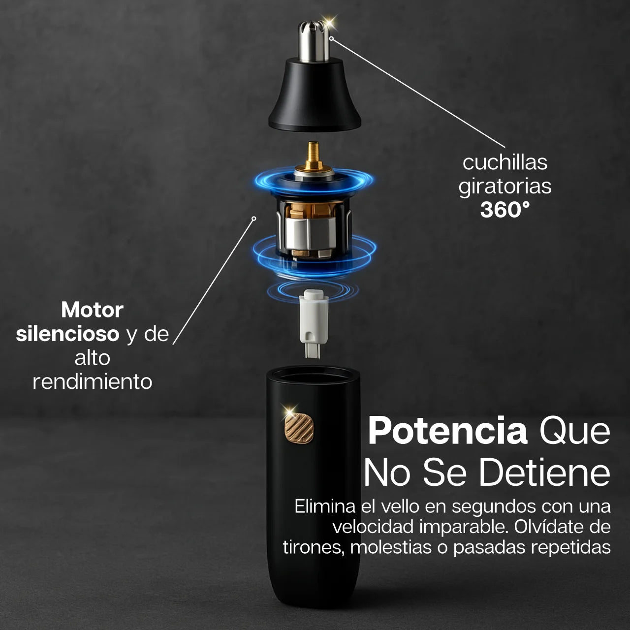 Strinox | Recortador Profesional de Vello Nasal