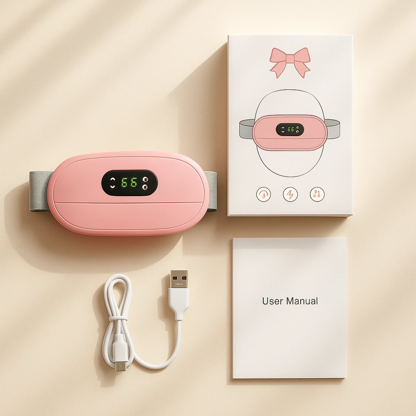 Serenity | Cinturón abdominal de masaje y calefacción menstrual