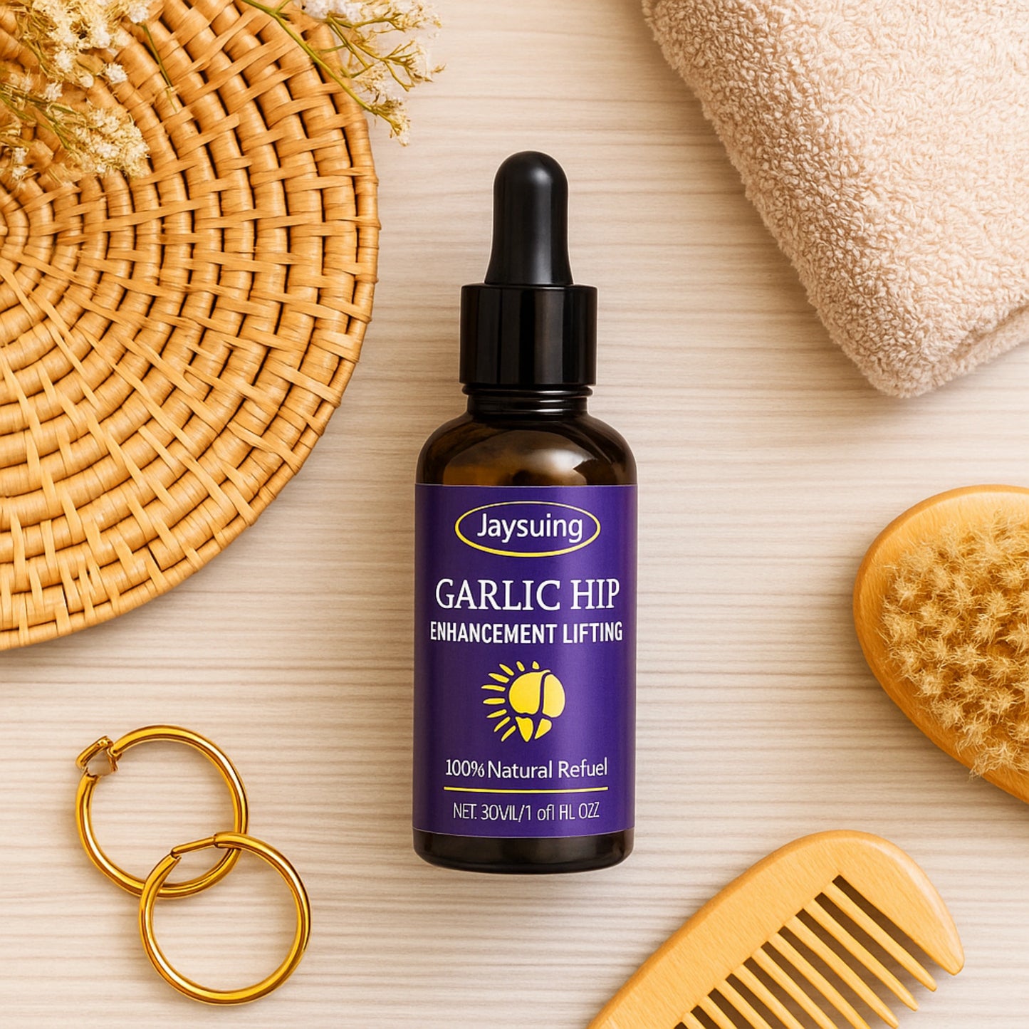 BootyUp | Aceite Levantamiento de Glúteos Natural