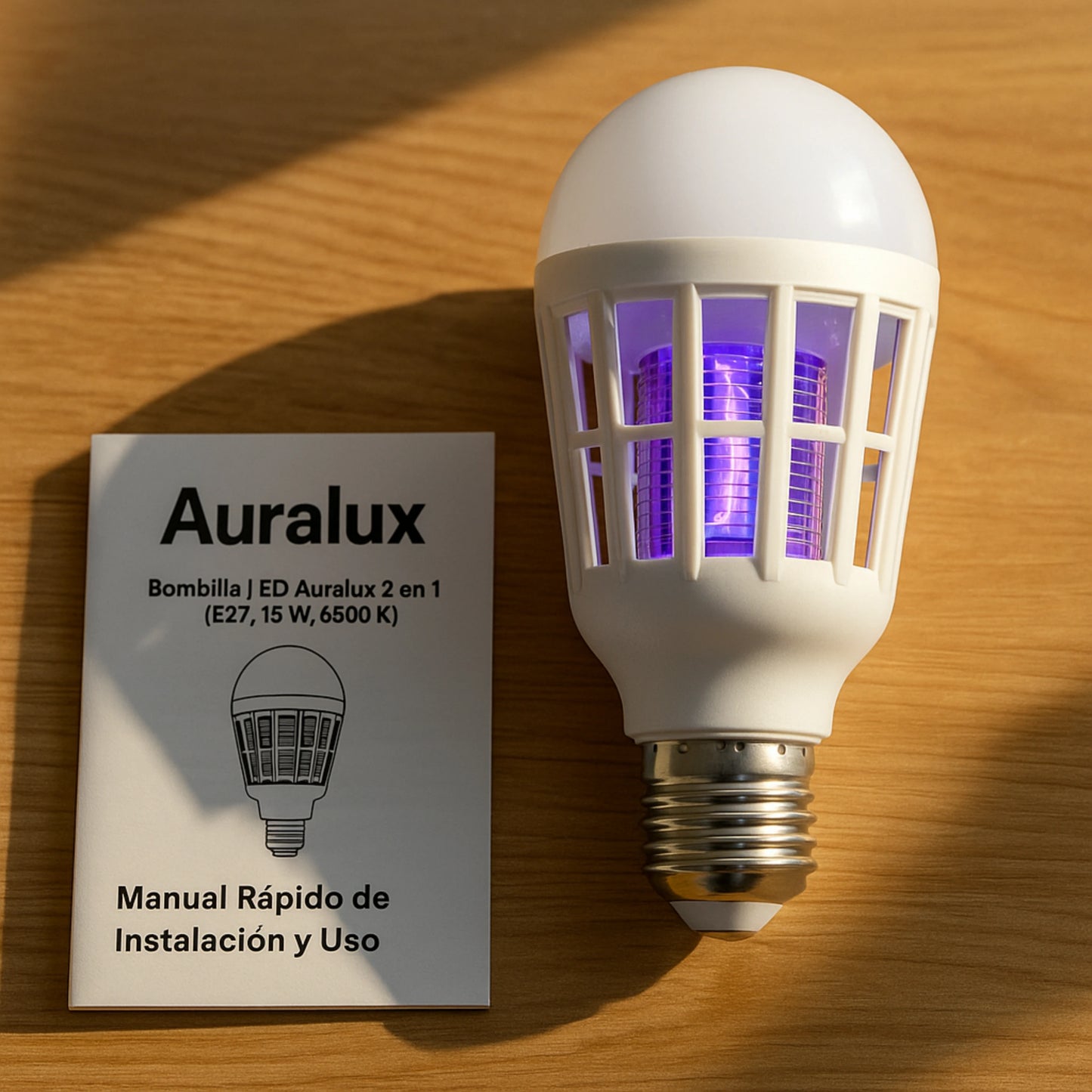 Auralux | Bombilla Mata Mosquitos