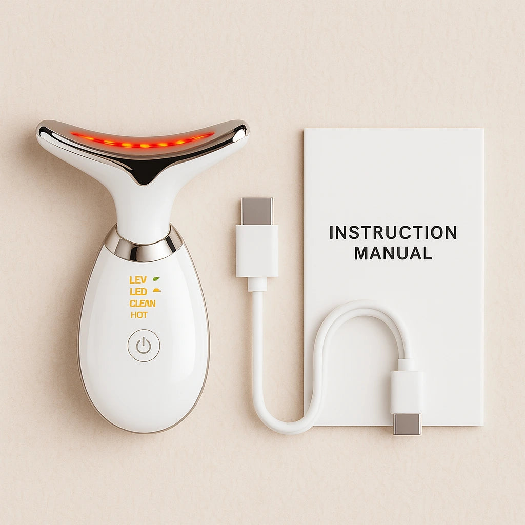 Clarion | Masajeador Facial Reafirmante con Luz LED