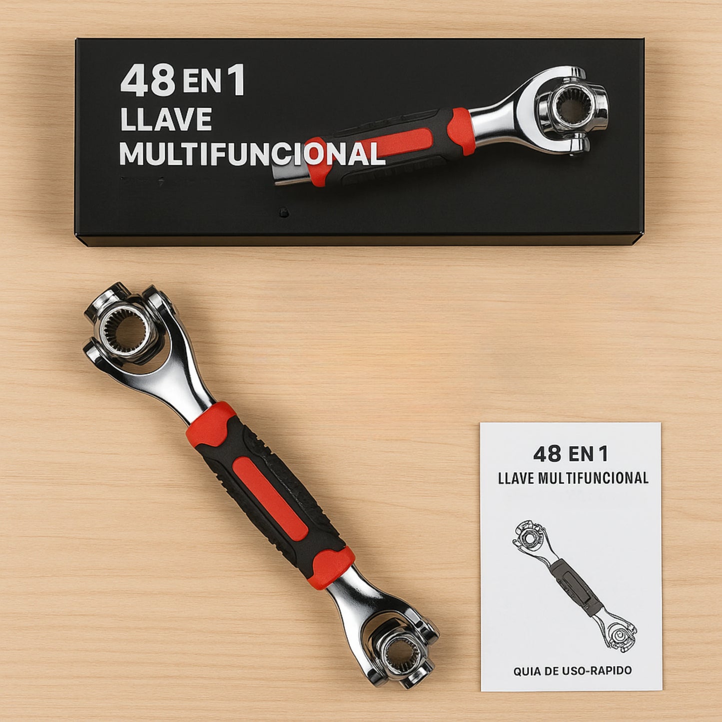 MultiGrip | Llave Multifuncional 48 en 1