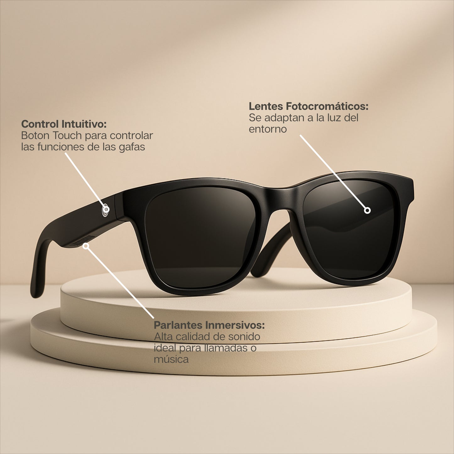 Sunglare | Gafas Inteligentes Profesionales