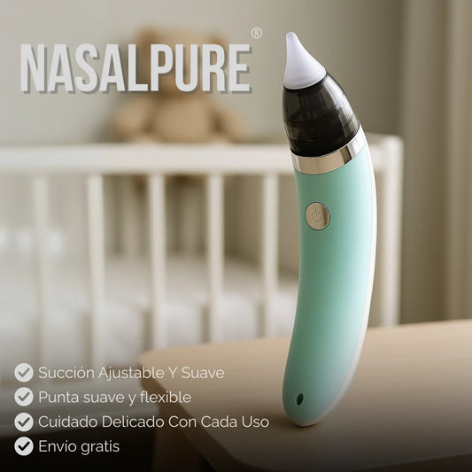 NasalPure | Aspirador Nasal Suave para Bebés