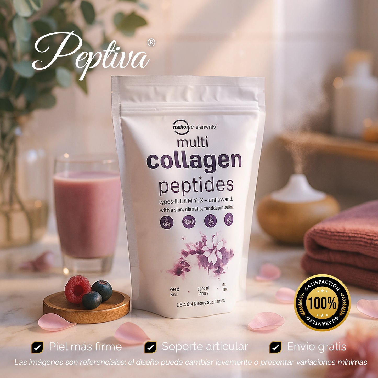 Peptiva | Suplemento de Colágeno y Acido Hialurónico
