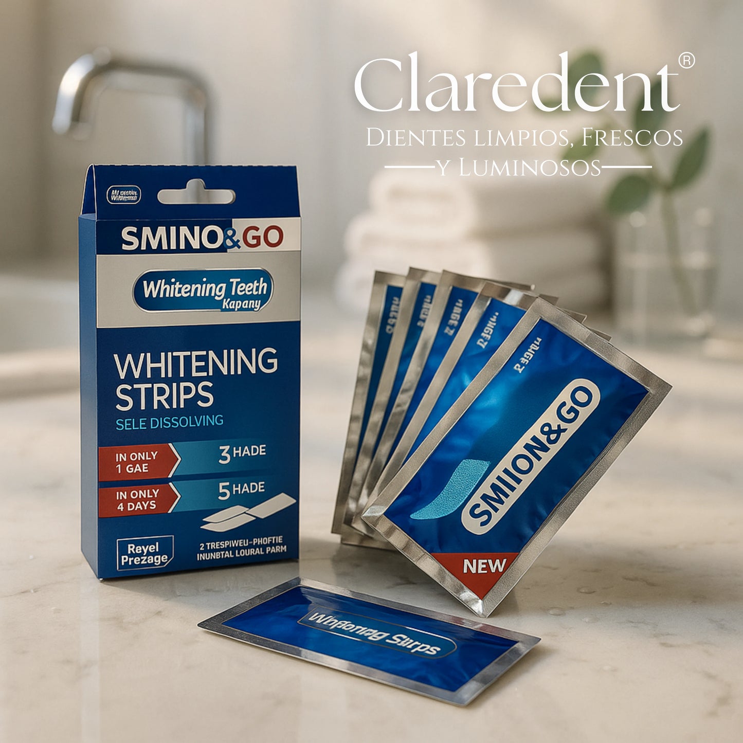 Claredent | Tiras Blanqueadoras Dentales