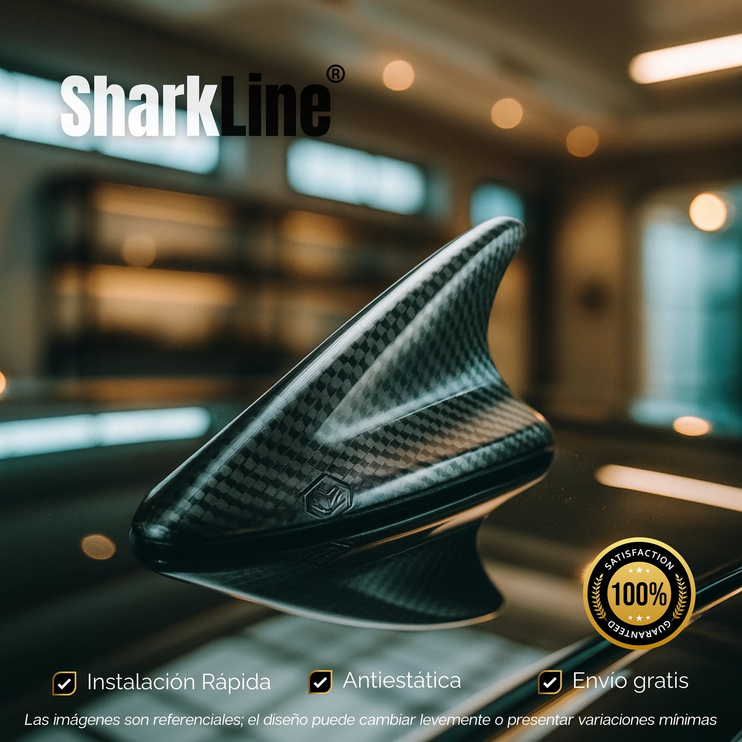 SharkLine | Antena de Tiburón Antiestática Premium