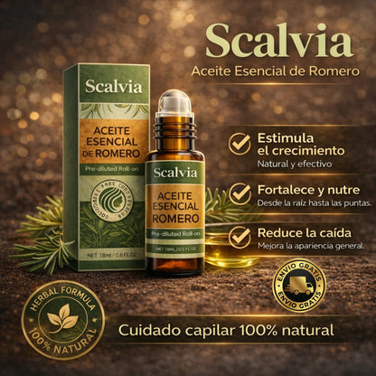 Scalvia | Aceite Esencial De Romero Para Crecimiento de Cabello