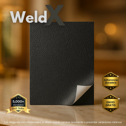 WeldX | Parche Adhesivo De Cuero Sintético De Alta Resistencia