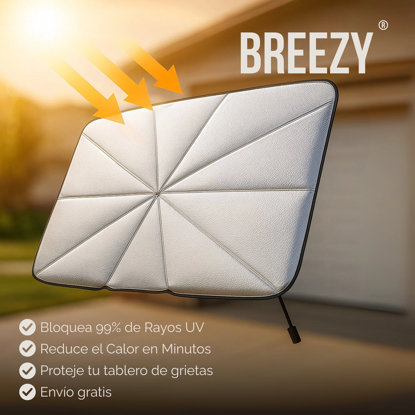 Breezy | Parasol Para Auto Plegable