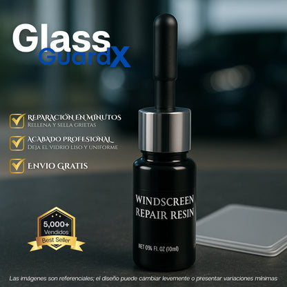 GlassGuardX | Compuesto Reparador de Vidrios Premium
