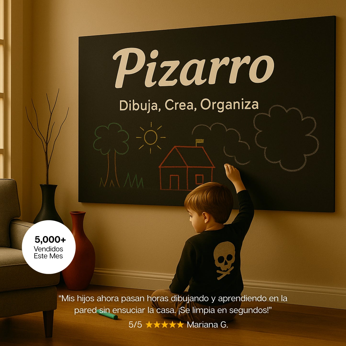 Pizarro | Pizarra Adhesiva Premium