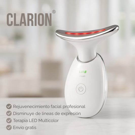 Clarion | Masajeador Facial Reafirmante con Luz LED