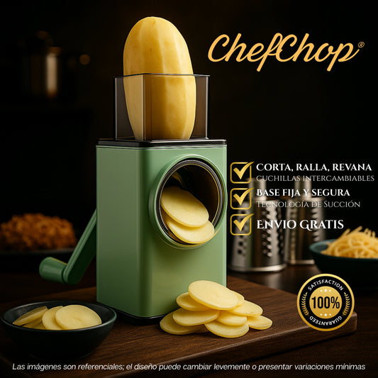ChefChop | Picador Manual de alimento 3 en 1