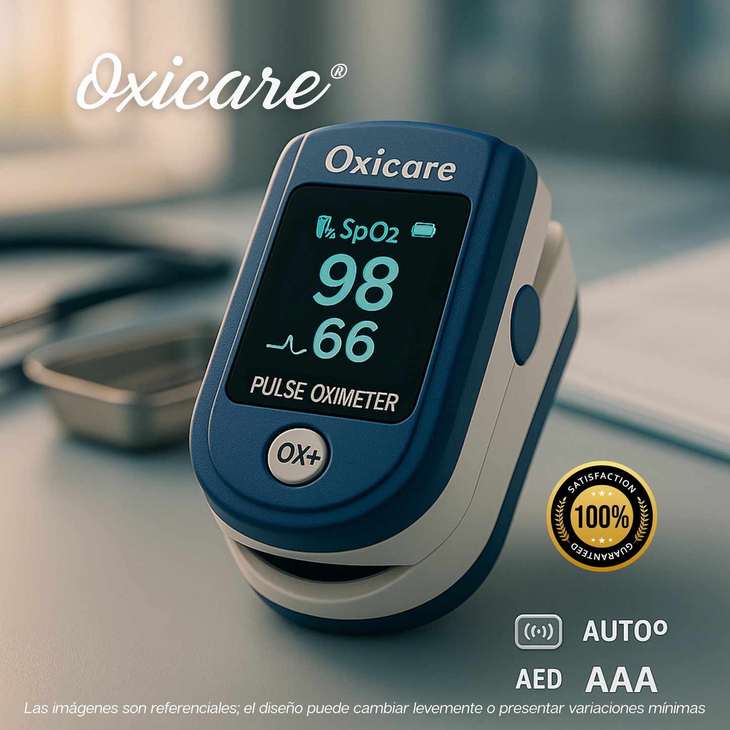 Oxicare | Monitor de Pulso Y Oxigeno en Sangre