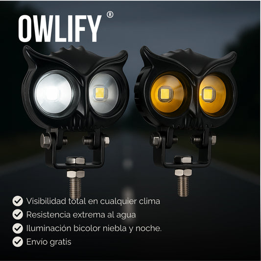 Owlify | Luz LED Antiniebla Dual Color