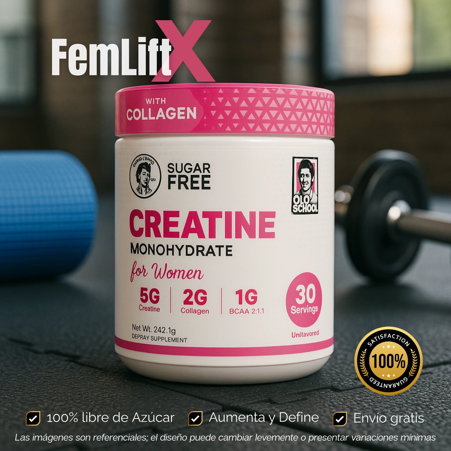 FemLiftX | Creatina Monohydrate Para Mujer