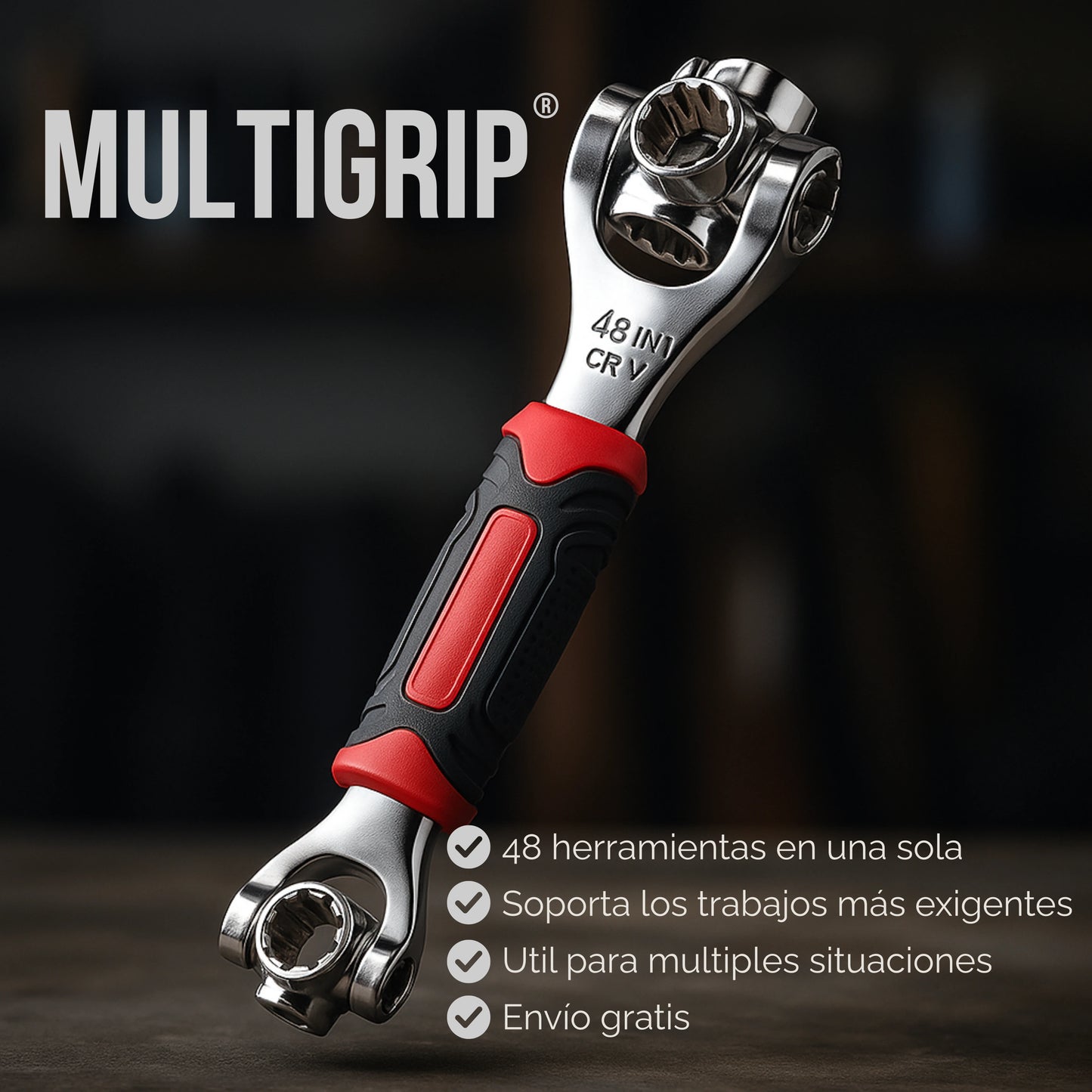 MultiGrip | Llave Multifuncional 48 en 1