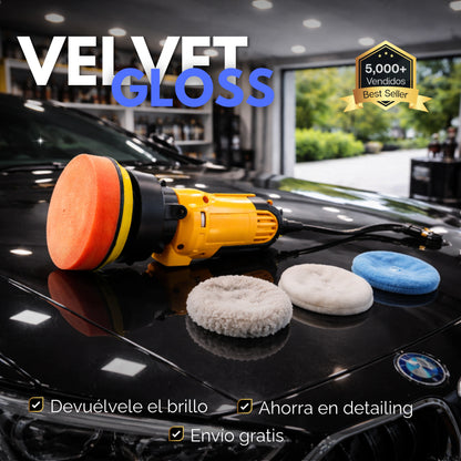 Velvet Gloss | Kit de Pulidora de Brillo Profesional