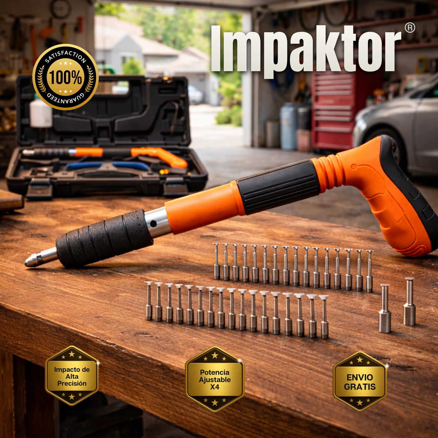 Impaktor | Pistola De Clavos Neumática De Alta Precisión
