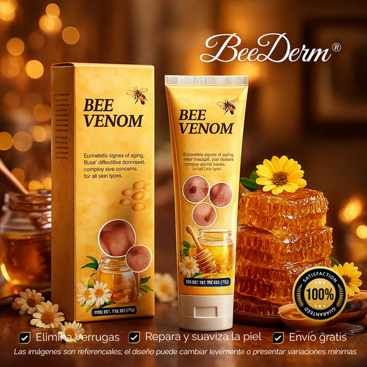 BeeDerm | Crema 100% Natural Removedora de Verrugas, Lunares y Cicatrices