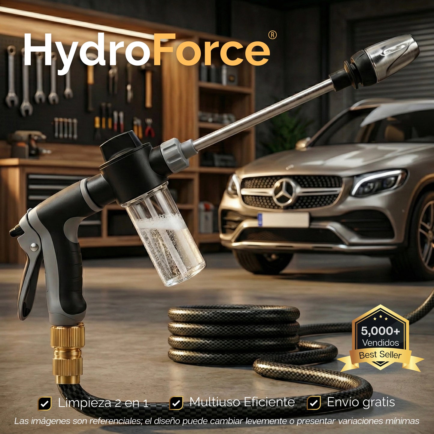 HydroForce | Pistola de alta Presión Regulable