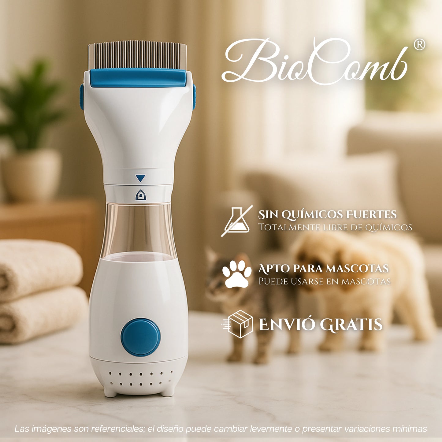 BioComb | Cepillo Eliminador De Piojos Pro