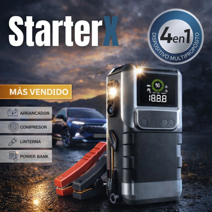 StarterX | Arrancador de Auto 4 en 1