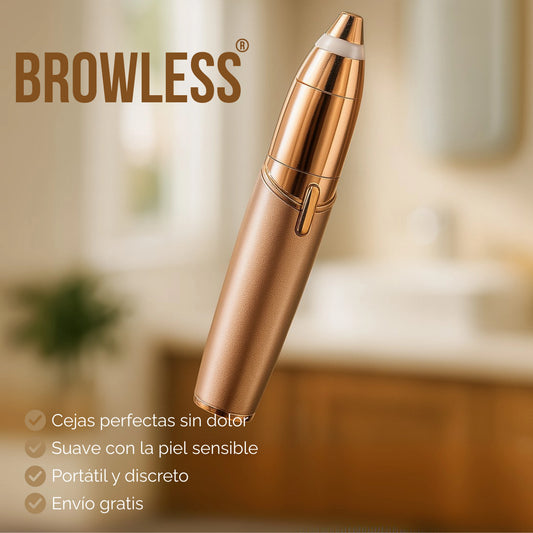 Browless | Depilador para cejas con luz LED