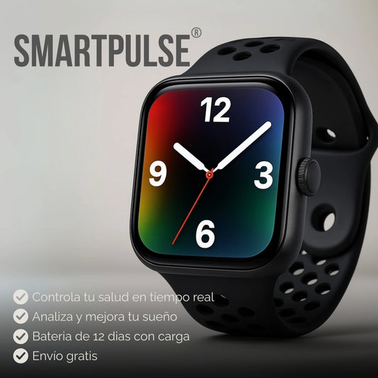SmartPulse S9 | Smartwatch con 7 correas incluidas