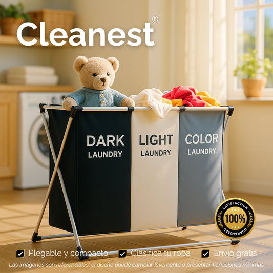 Cleanest | Cesta Organizadora de Ropa para Lavado