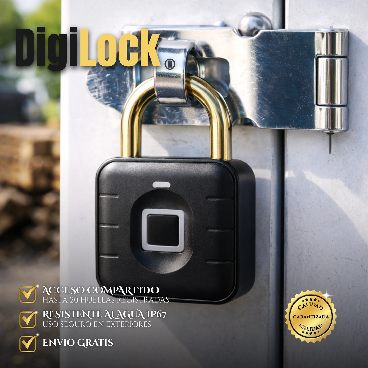 DigiLock | Candado Digital Con Lector De Huella