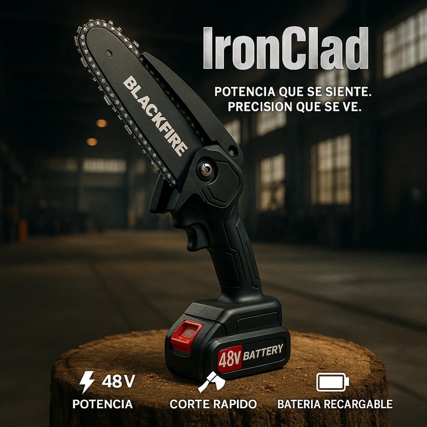 IronClad | Sierra de Mano Portátil Industrial
