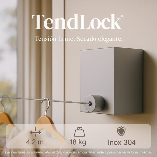 TendLock | Tendedero Retráctil 4M Premium