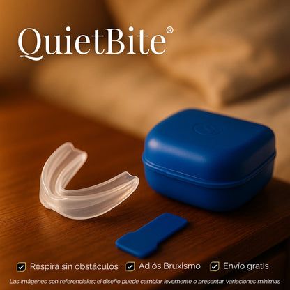 QuietBite | Protector Bucal 2 en 1 Antirronquidos y Bruxismo